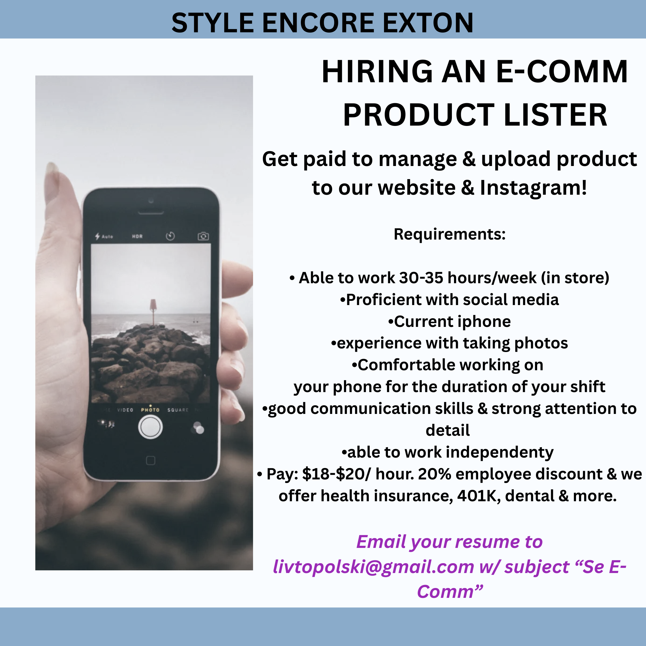 Hiring ecom